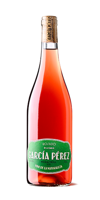Vino Garcia Perez Vinos de Naturaleza Monastrell Rosado Botella 75CL.