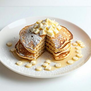 Pancake al cioccolato bianco