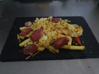 Salchipapas Ranchera Pequeño
