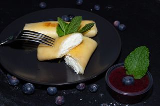 Naleśniki z serem na słodko 2szt.