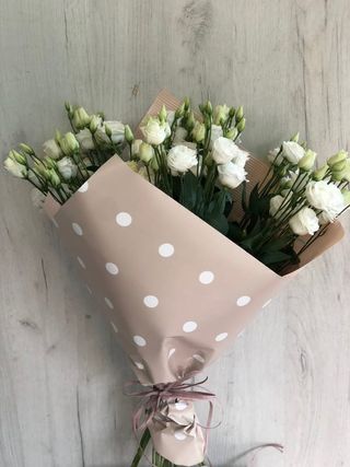 Bukiet Eustom w papierze