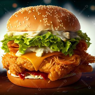 humaburger de frango