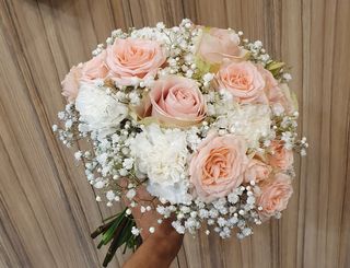 Bouquet fiori misti rosa