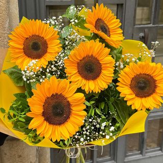 Ramo Girasoles con paniculata