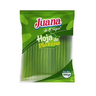 Hoja de plátano ahumada lista para tamal y hallaca (500 g.)
