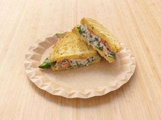 Sándwich de salmón