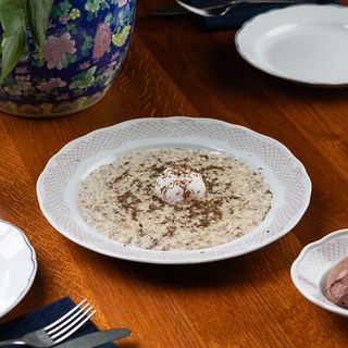 ქერის რიზოტო სოკოთი