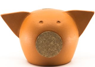 Pusculita ceramica Chalk Collection Small Transparent (S)