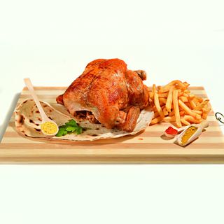 Семейно пиле с гарнитура