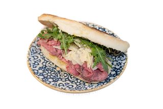 Panino roast beef completo