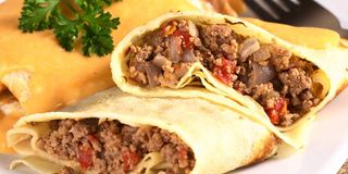 Crêpe viande haché