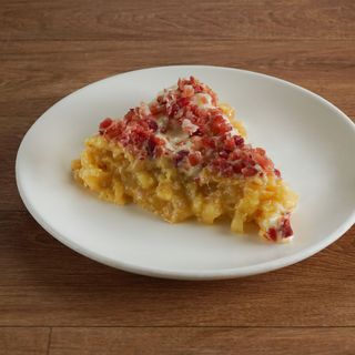 Tortilla De Alioli Con Virutas De Jamón Mediana