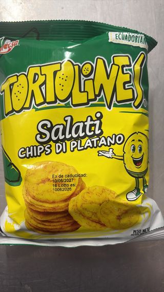 Chips platano salati, tortolines salati 85 g