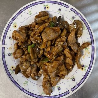 Cerdo Con Champiñones