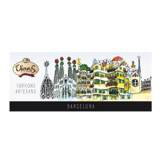 Caja de 7 Turrones Artesanos 35g Barcelona Pilarín 245 g