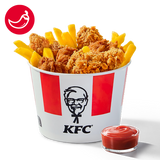 Кофа с Крилца и Стрипс за Един