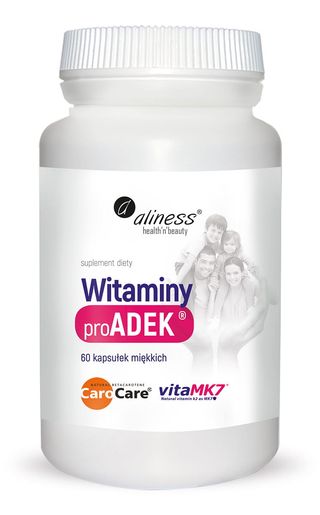 Witaminy Pro ADEK 60 kapsułek Aliness