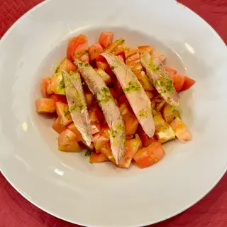 Tomate Cateto Aliñao con Melva