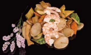 35 Gnocchi di riso con gamberi