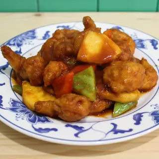 Gambas agridoce