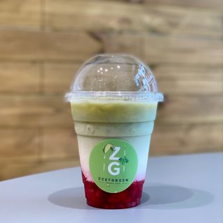 Iced Matcha latte especial 