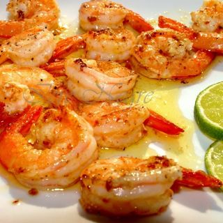 Creveti in sos de unt