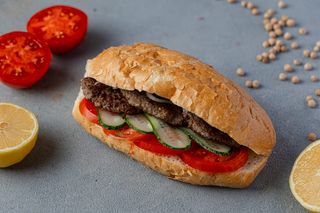 Нан кебаб с говядиной