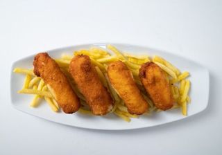 Flamenquín De Rosada Y Langostinos