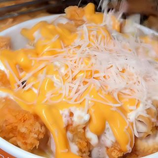 Bálsamo de queso.patatas fritas芝士香膏mayonesa.queso fundido