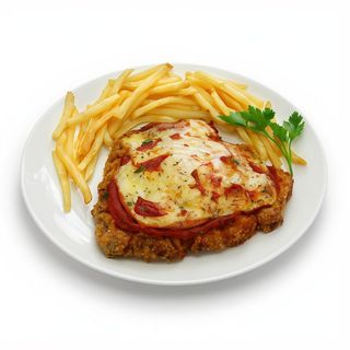Milanesa Napolitana De Pollo, Ración