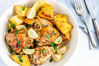 pollo con patate