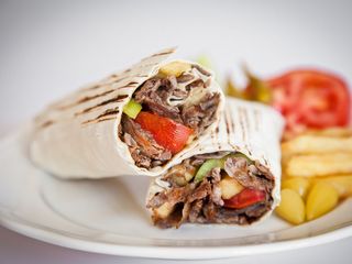 шаурма с мясом