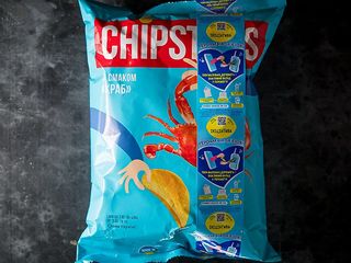 ЧІПСИ CHIPSTER'S ЗІ СМАКОМ "КРАБ", 100Г (1 шт.)
