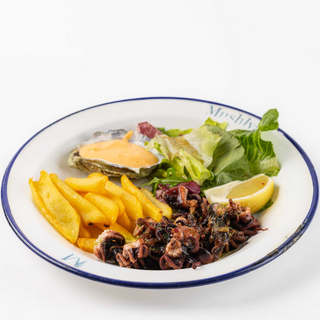 Бейбі восьминоги гриль з картопляними діпами (80/60/40/30)