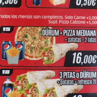 Menú 15