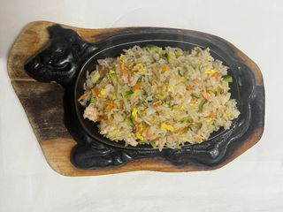 33. Riso con frutti di mare alla piastra