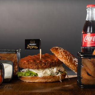 Veggie Burger Meni 4