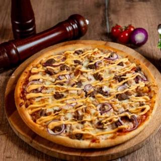 Pizza Meat & Fries 30 cm (OFERTA 1+1)
