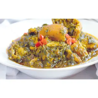 Poundo Oha and Goat Meat