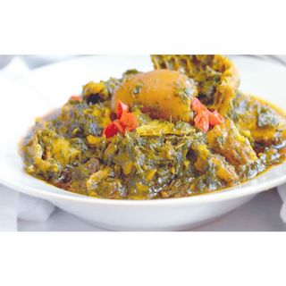 Poundo Oha and Goat Meat