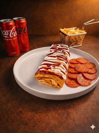 Slana palačinka Kulen + Pomfrit + Coca Cola Zero 0.33l