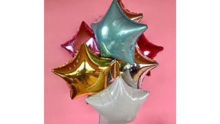 Набор из 5 фольгированных звезд