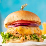 Grilled Chicken Cheese Burger 