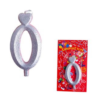 Lumanare tort cifra 0