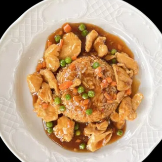 Arroz Con Pollo Y Salsa China