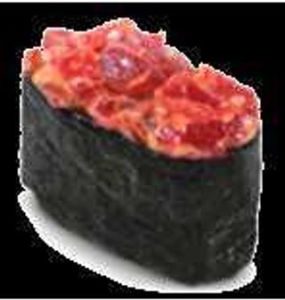 Gluten free - spicy maguro gunkan - 2 pezzi - tonno - salsa chily