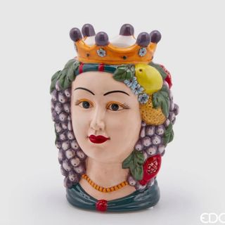 Jarrón Cabeza Siciliana (Verde)