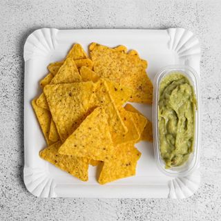 Nachos Salsa De Guacamole