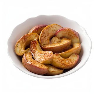 manzana frita con miel