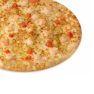 Сливочная с креветками (30 см.) на тонком тесте